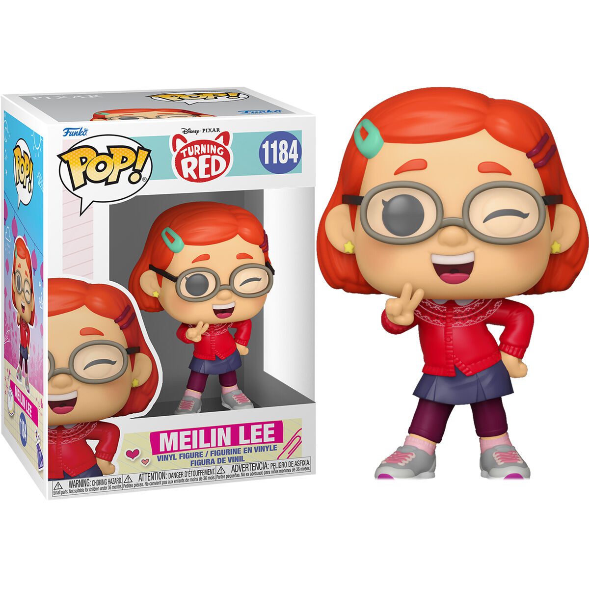 POP! DISNEY #1184 PVC TURNING RED MEILIN LEE