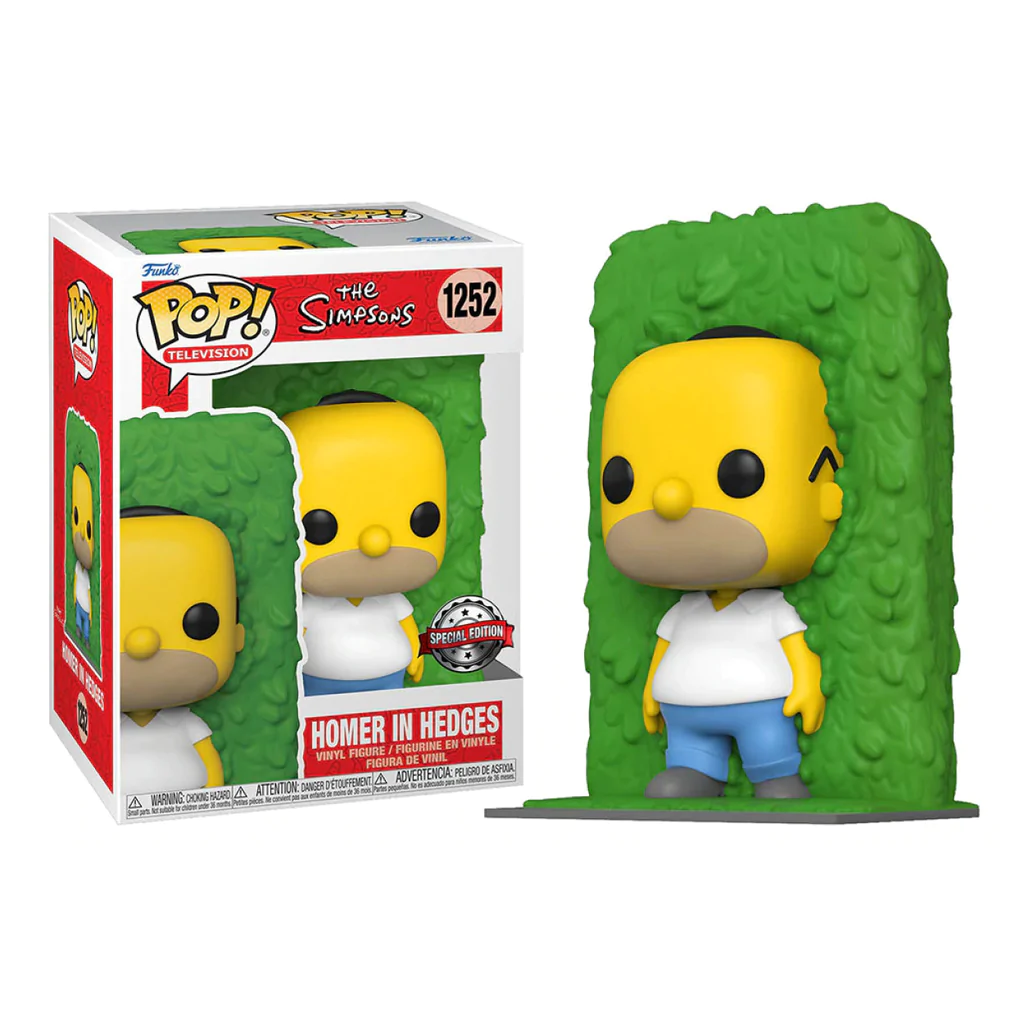 POP! TELEVISION #1252 PVC THE SIMPSONS HOMER IN HEDGES
