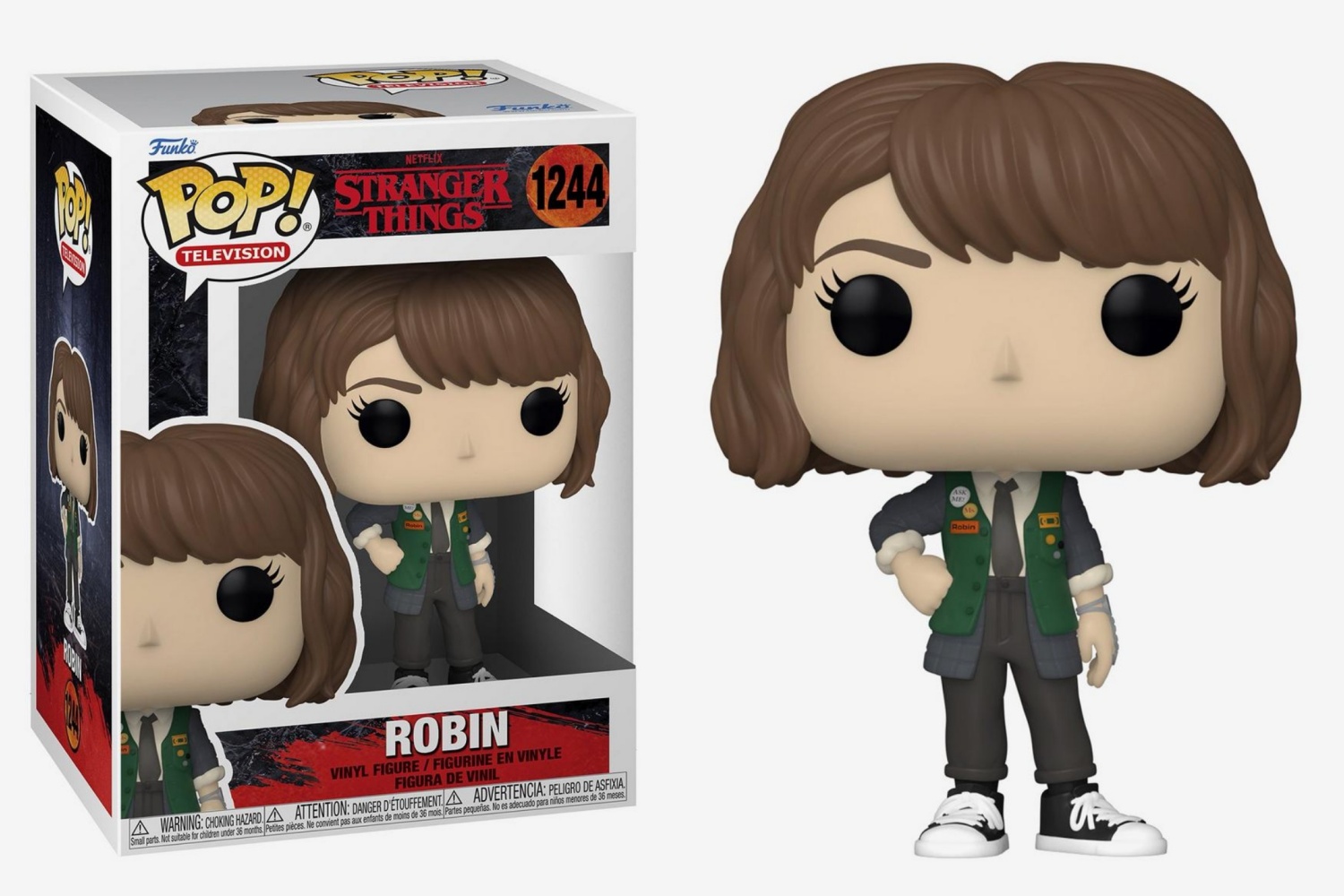 POP! TELEVISION #1244 PVC STRANGER THINGS ROBIN 4TH