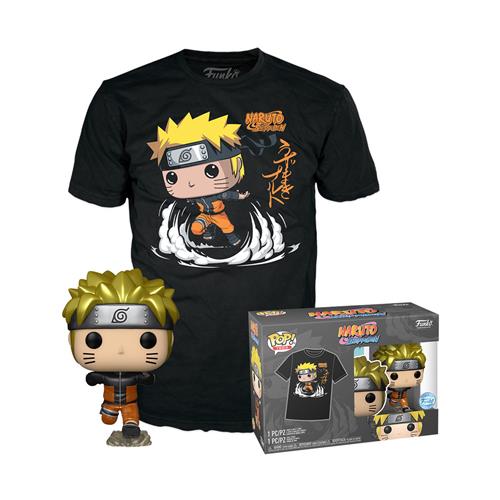 POP! TEES METALLIC NARUTO SHIPPUDEN RUN W/T-SHIRT (M)