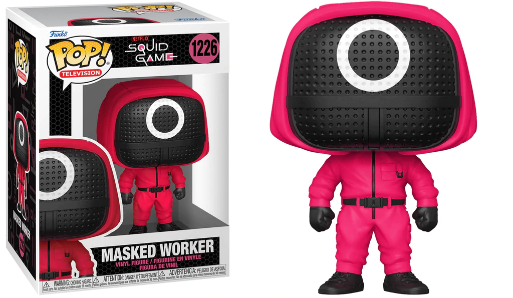 POP! TELEVISION #1226 SQUID GAME RED MASKED WORKER