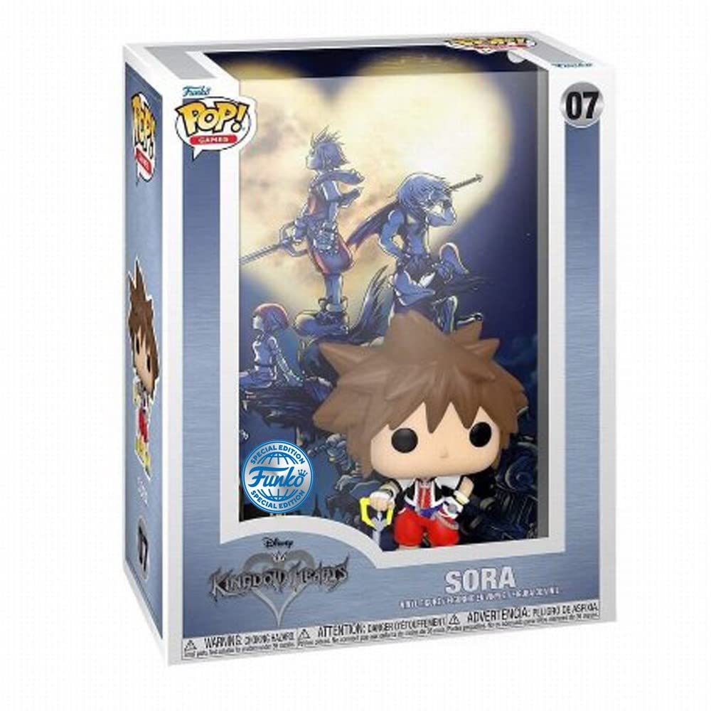KINGDOM HEARTS POP! GAME COVERS VINYL FIGURE SORA 13 CM