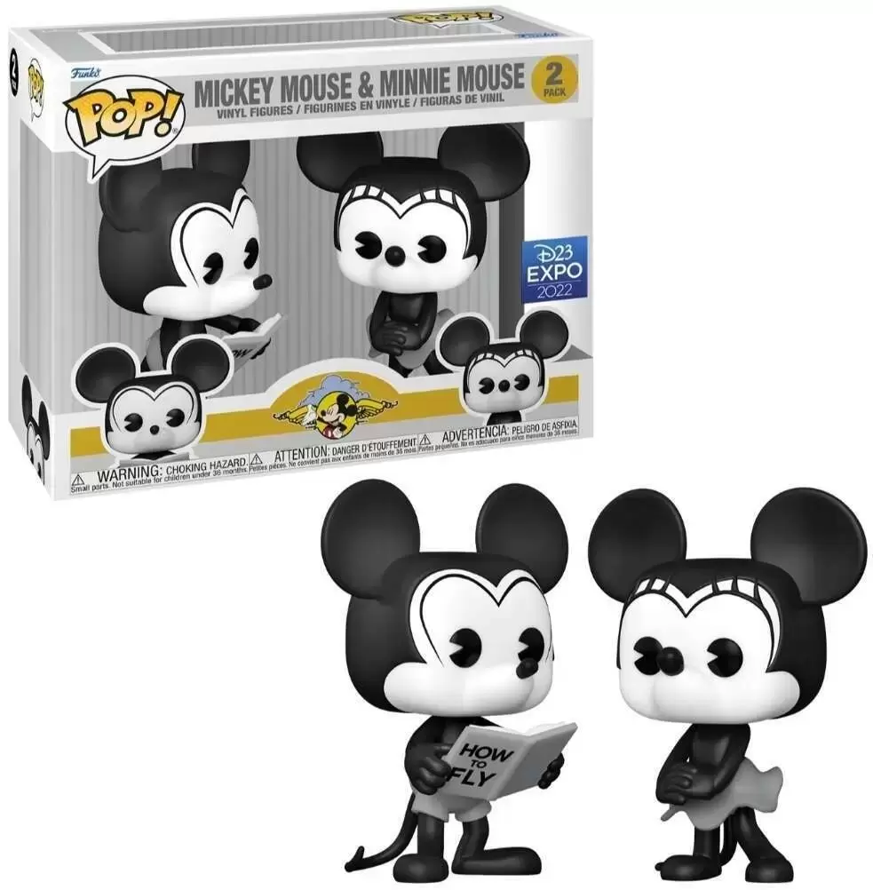POP! DISNEY 2 PACK PVC MICKEY MOUSE & MINNIE MOUSE