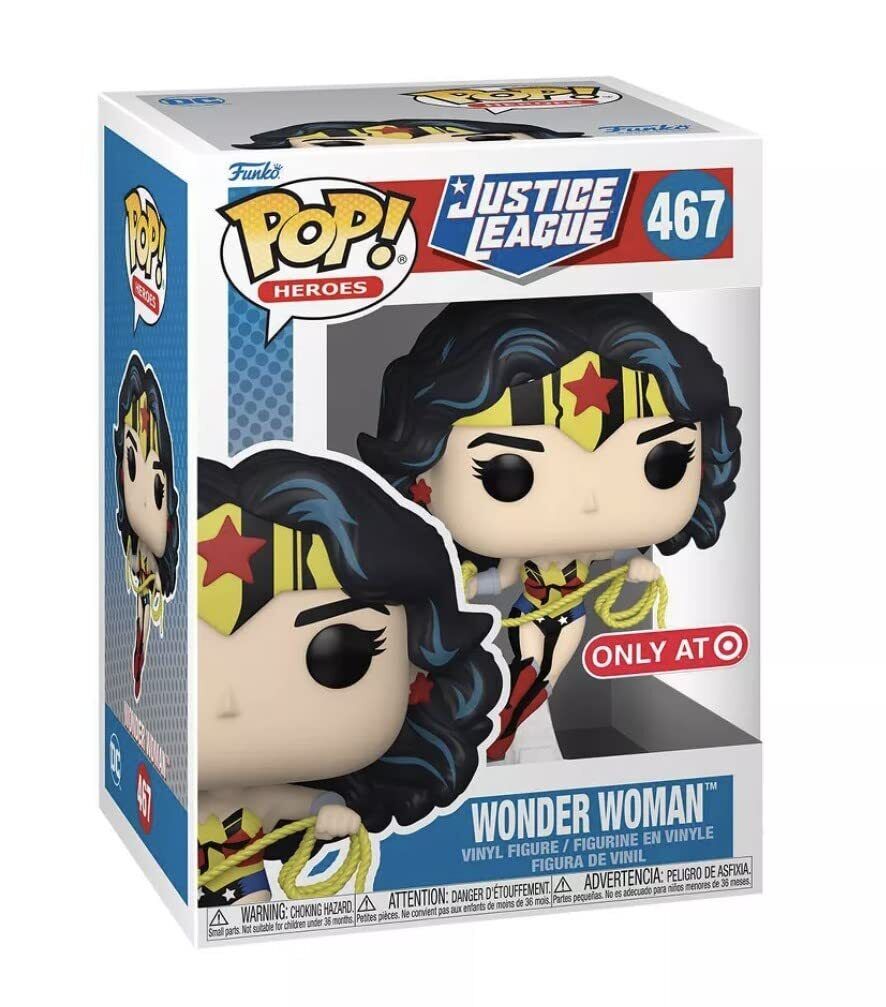 POP! HEROES #467 PVC JUSTICE LEAGUE WONDER WOMAN