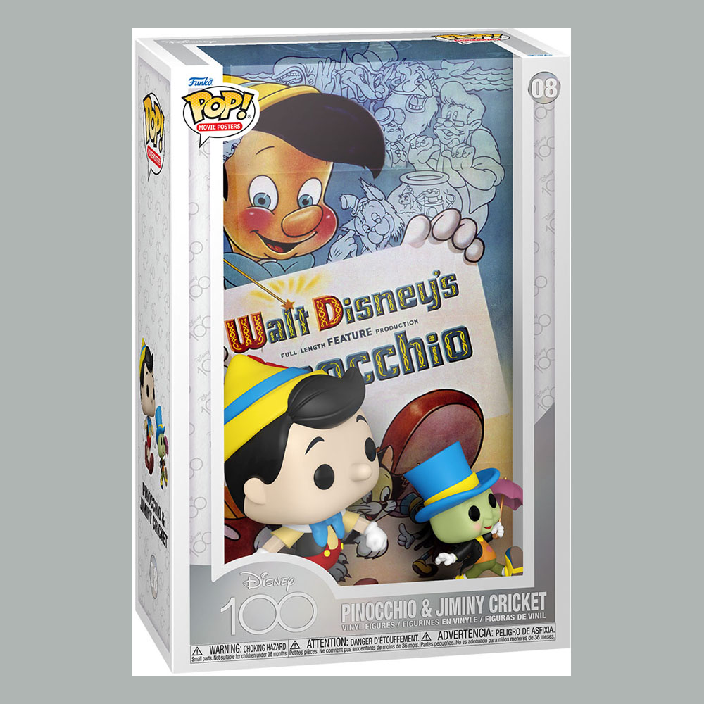 DISNEY: 100TH ANNIVERSARY - POP MOVIE COVERS 08 PINOCCHIO