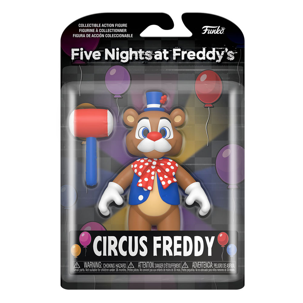 FIVE NIGHTS AT FREDDY'S ACTION FIGURE CIRCUS FREDDY 13 CM