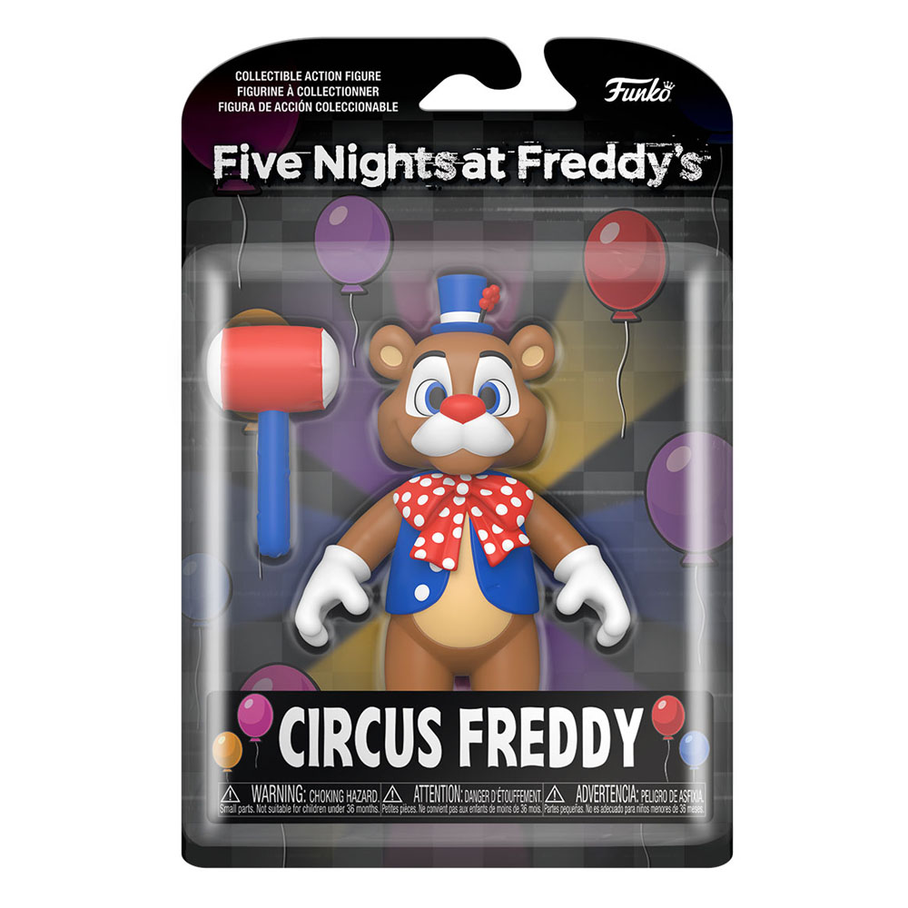 FIVE NIGHTS AT FREDDY'S ACTION FIGURE CIRCUS FREDDY 13 CM