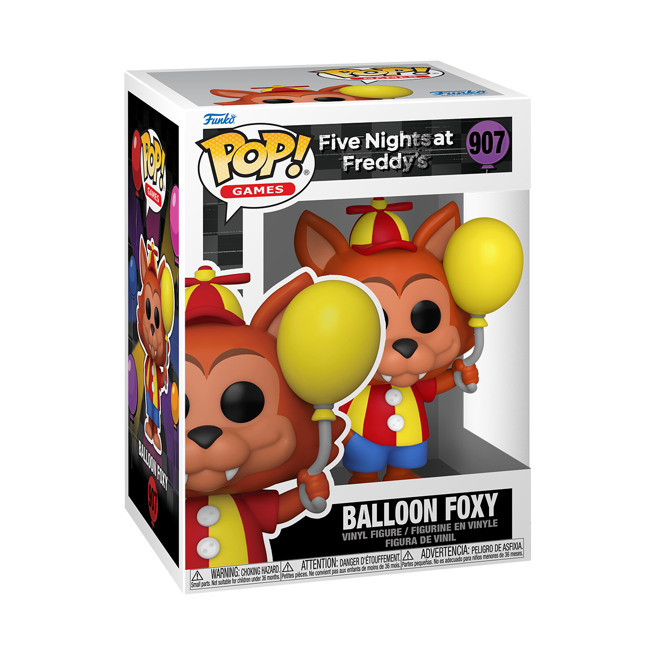 POP! GAMES #907 PVC FIVE NIGHTS AT FREDDY'S BALLON FOXY
