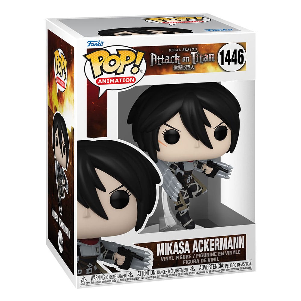 POP! ANIMATION #1446 PVC ATTACK ON TITAN MIKASA ACKERMANN