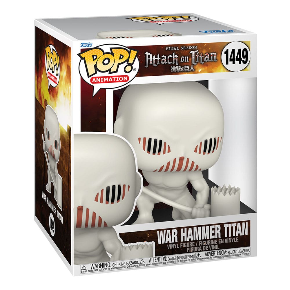POP! ANIMATION #1449 PVC ATTACK ON TITAN WAR HAMMER TITAN