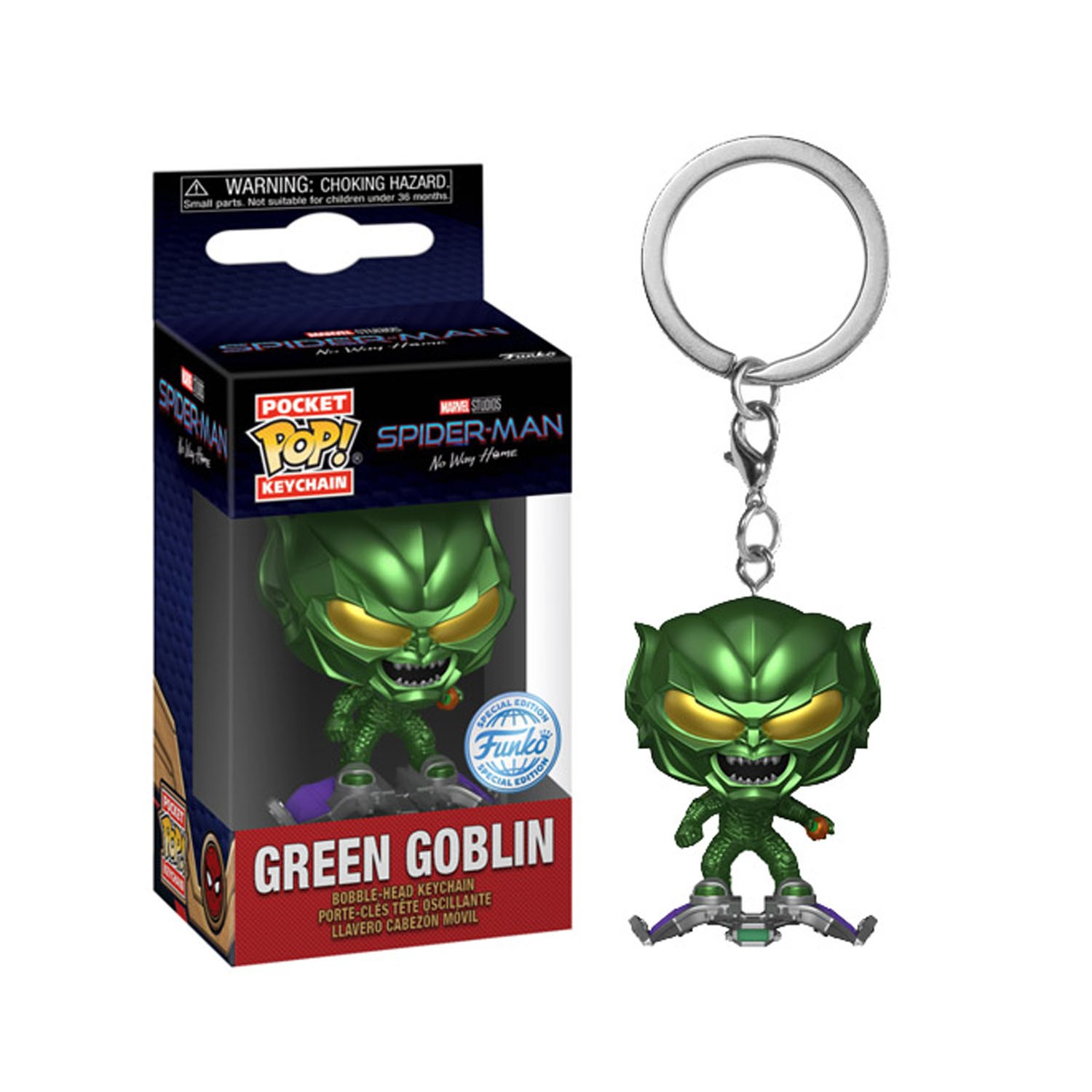 POCKET POP! KEYCHAIN NO WAY HOME SPIDER-MAN GREEN GOBLIN