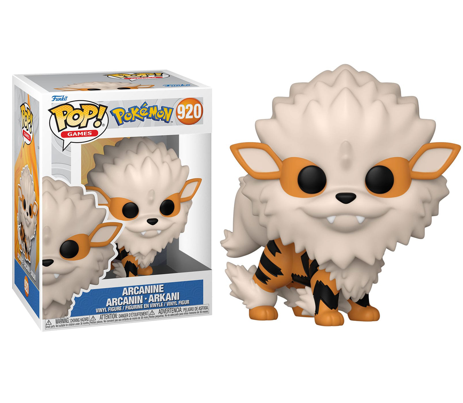 POP! GAMES #920 PVC POKEMON ARCANINE
