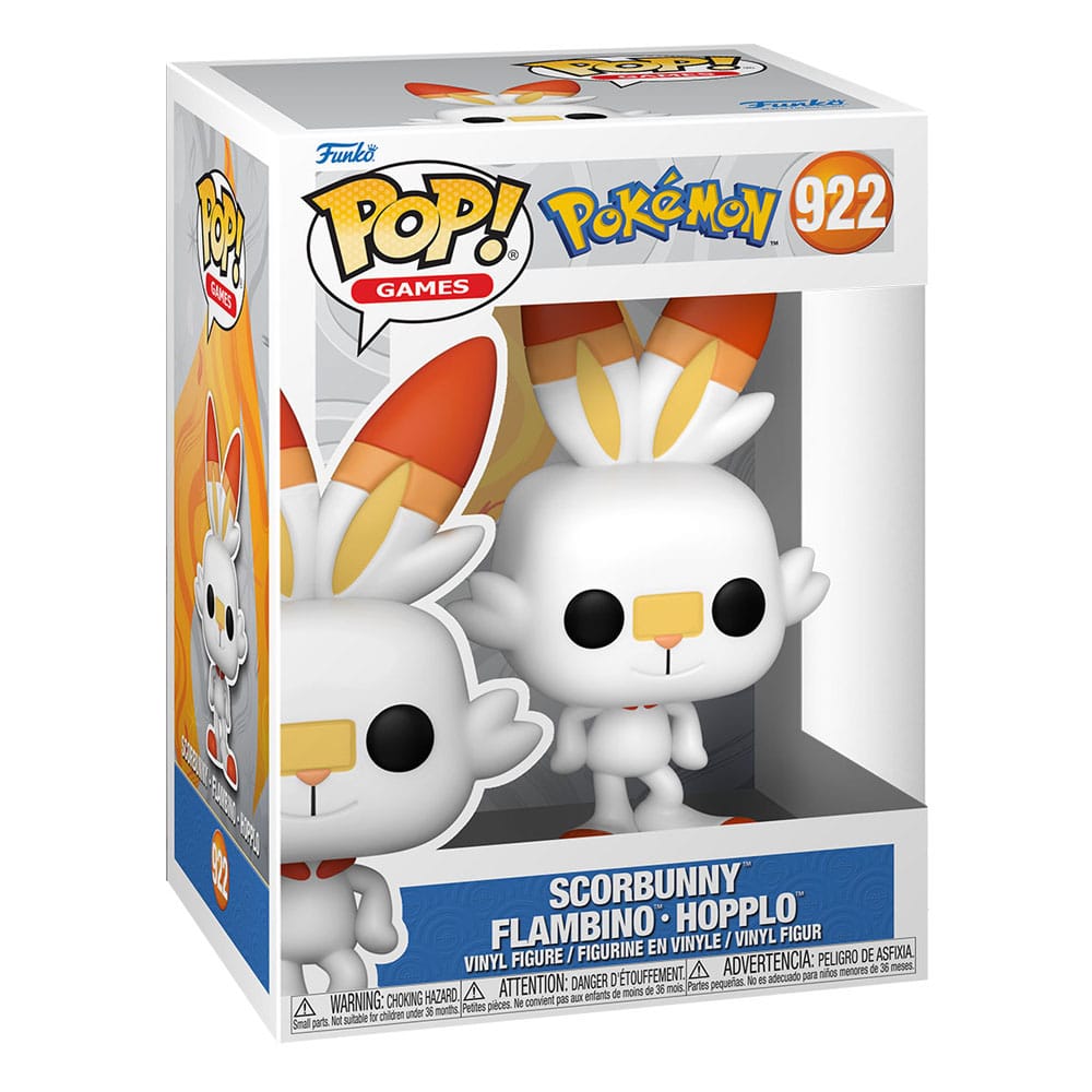 POP! GAMES #922 PVC POKEMON SCORBUNNY