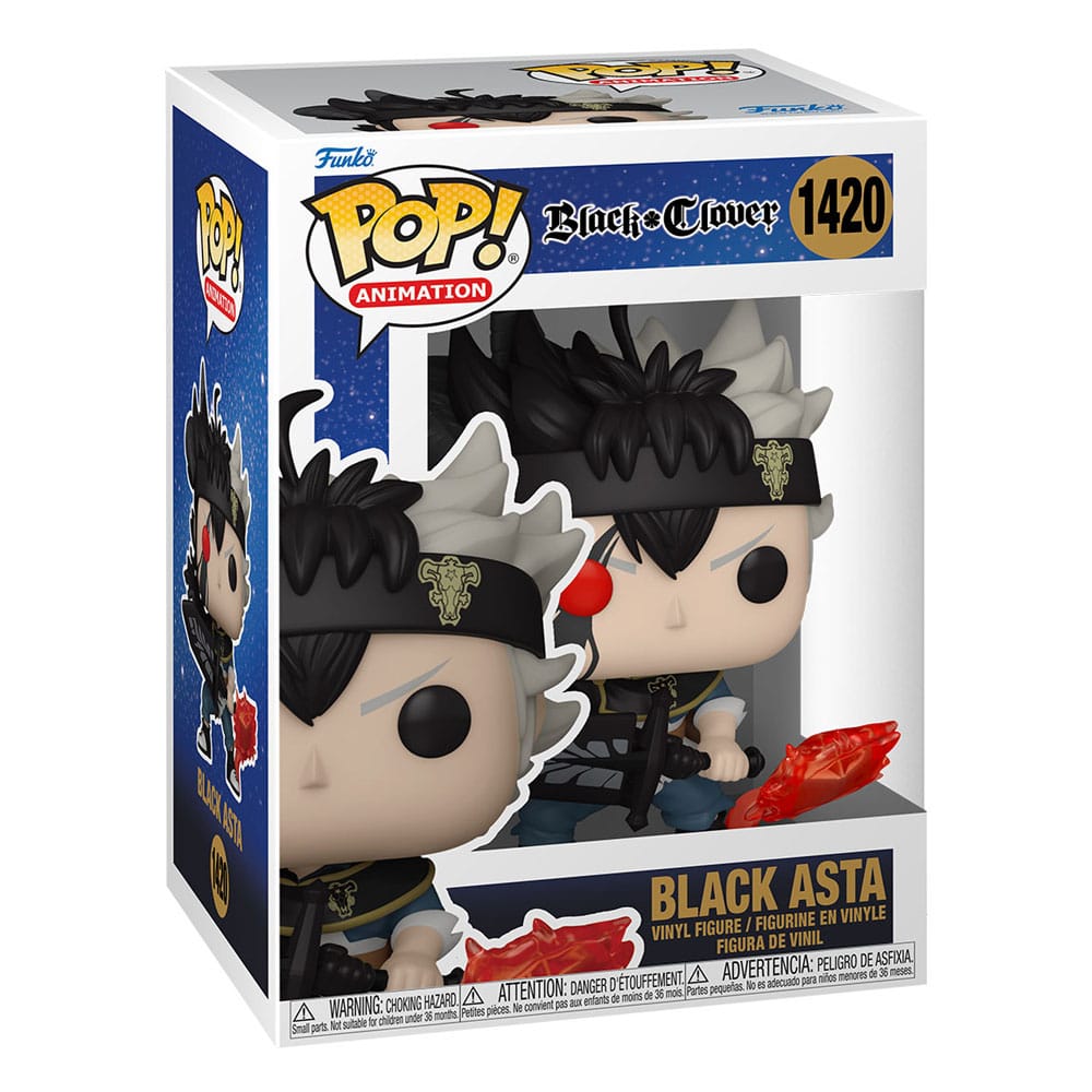 POP! ANIMATION #1420 BLACK CLOVER PVC BLACK ASTA