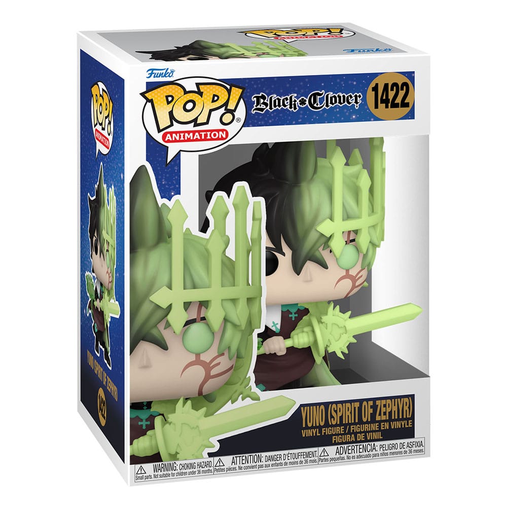 POP! ANIMATION #1422 BLACK CLOVER PVC YUNO (SPIRIT OF ZEPHYR)