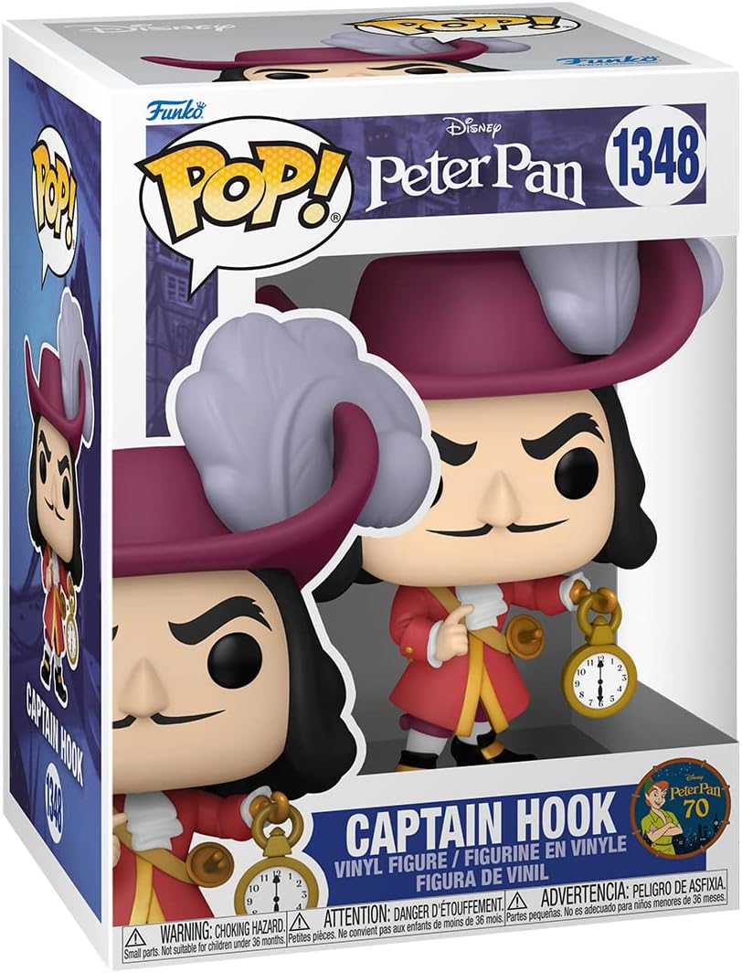 POP! DISNEY #1348 PVC PETER PAN CAPTAIN HOOK
