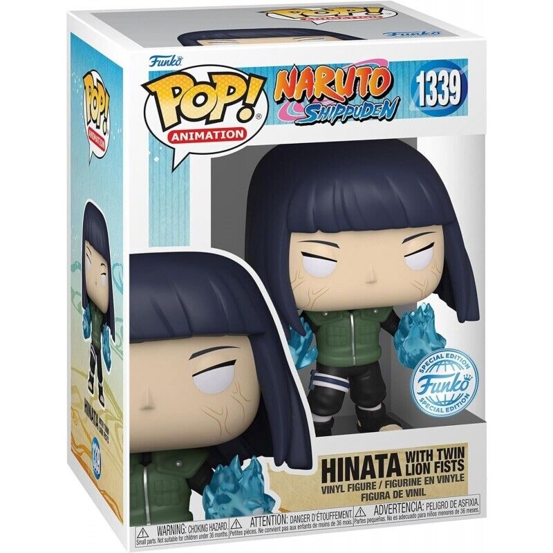 POP! ANIMATION #1339 PVC NARUTO SHIPPUDEN HINATA W/ TWIN LION FISTS CHASE
