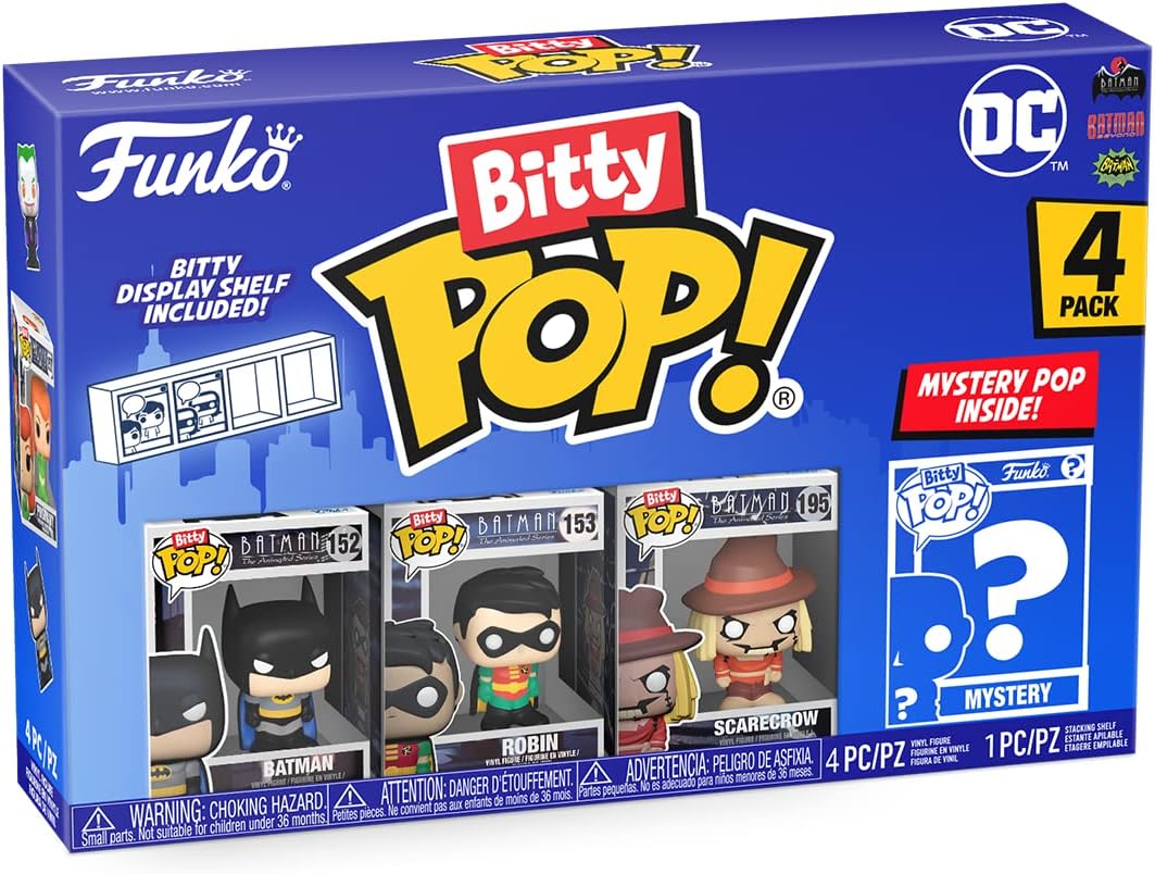 DC BITTY POP! VINYL FIGURE 4-PACK BATMAN 2,5 CM