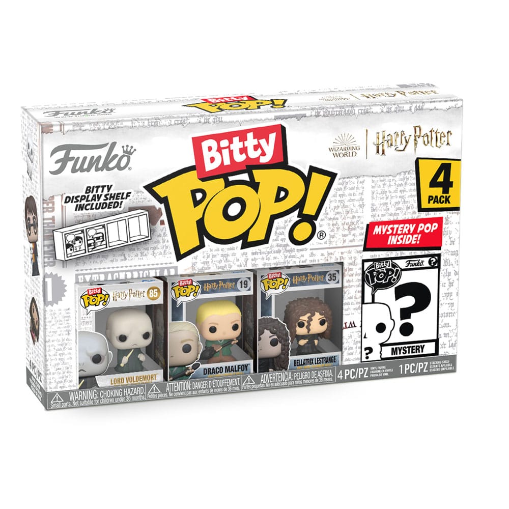 HARRY POTTER BITTY POP! VINYL FIGURE 4-PACK VOLDEMORT 2,5 CM