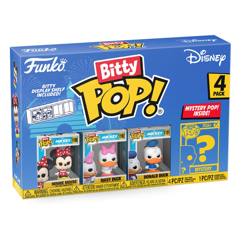 DISNEY BITTY POP! VINYL FIGURE 4-PACK MINNIE 2,5 CM