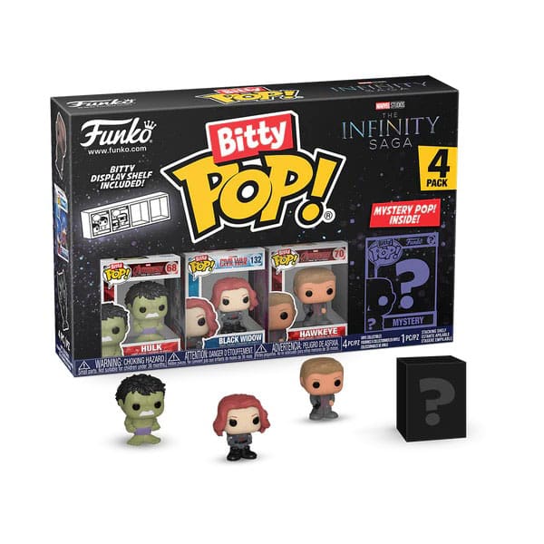 MARVEL BITTY POP! VINYL FIGURE 4-PACK HULK 2,5 CM