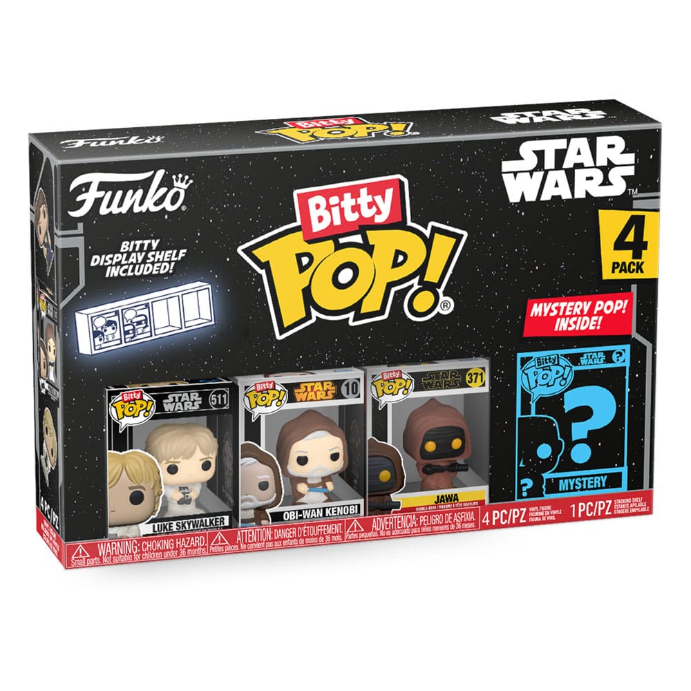 STAR WARS BITTY POP! VINYL FIGURE 4-PACK LUKE 2,5 CM