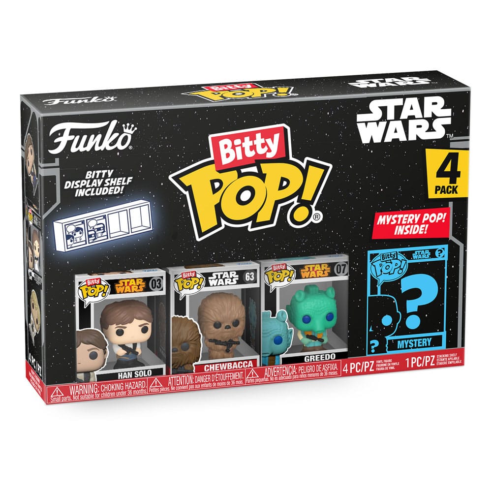 STAR WARS BITTY POP! VINYL FIGURE 4-PACK HAN SOLO 2,5 CM