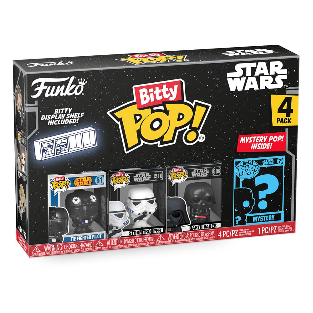 STAR WARS BITTY POP! VINYL FIGURE 4-PACK DARTH VADER 2,5 CM