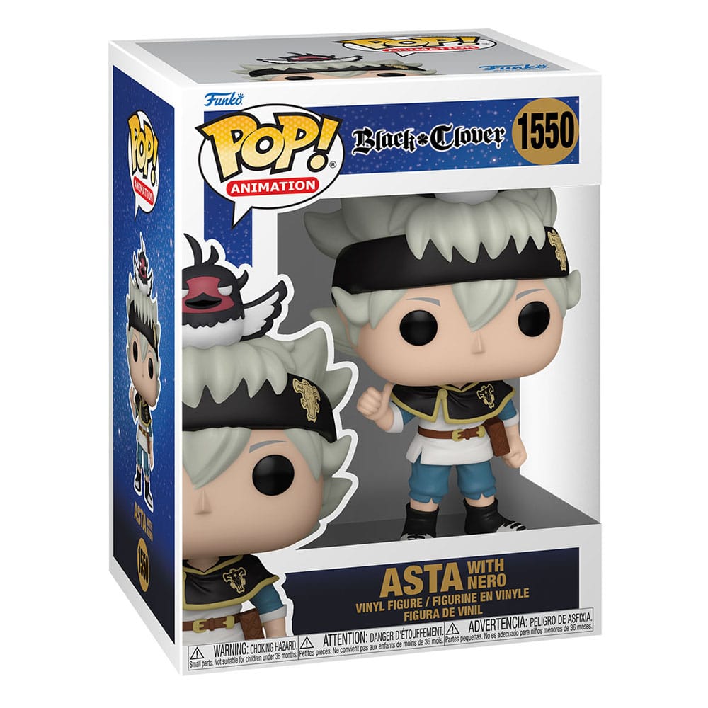 POP! ANIMATION #1550 BLACK CLOVER PVC ASTA W/NERO