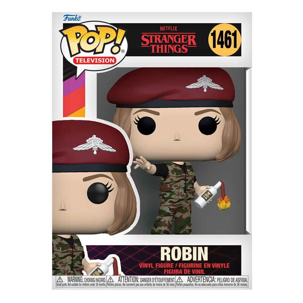 POP! TELEVISION #1461 PVC STRANGER THINGS HUNTER ROBIN W/COCKTAIL