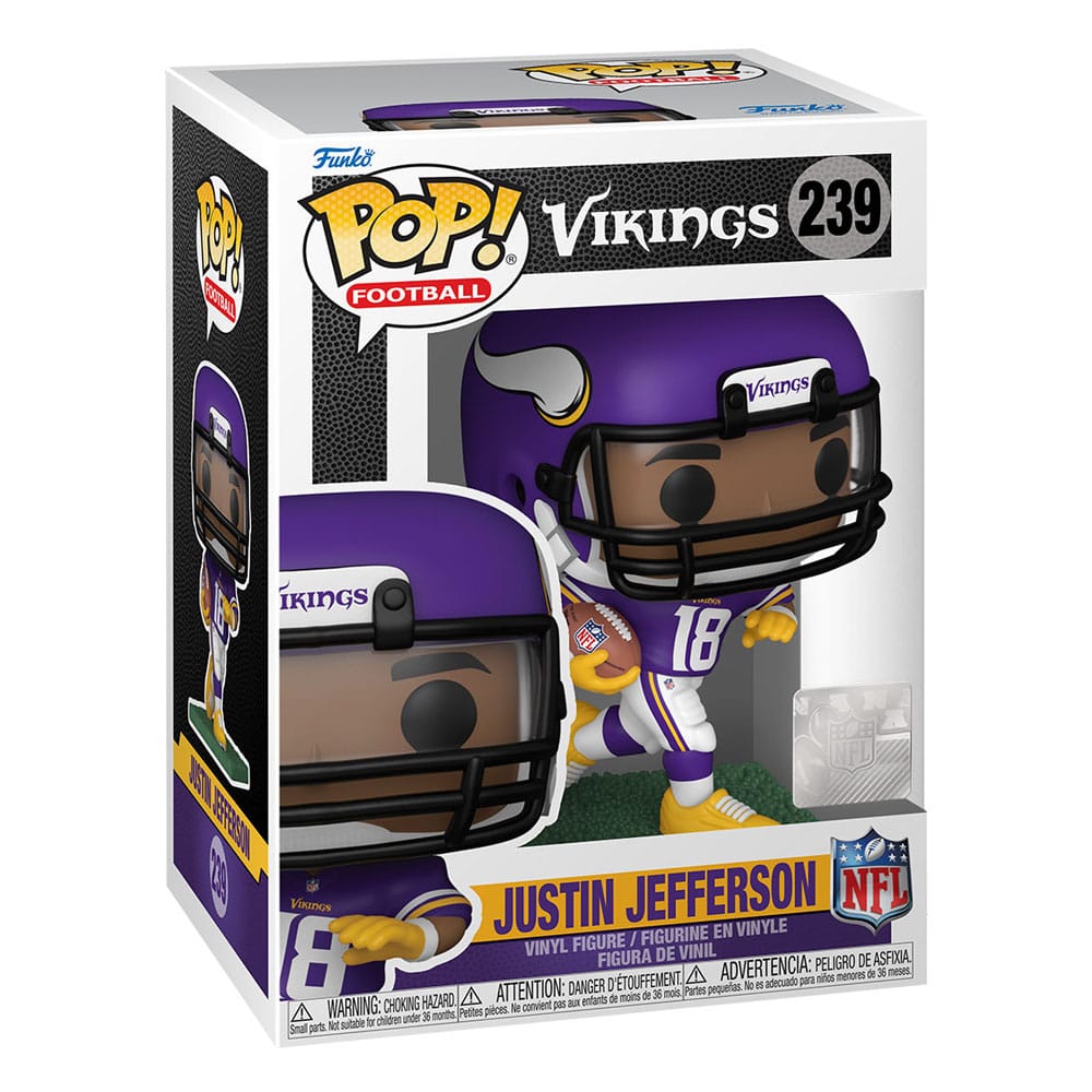POP! FOOTBALL #239 PVC VIKINGS JUSTIN JEFFERSON