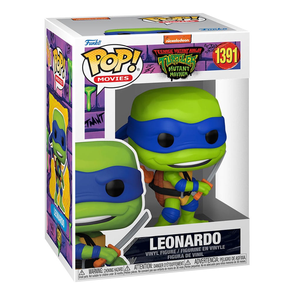 POP! MOVIES #1391 PVC TEENAGE MUTANT NINJA TURTLES MUTANT MAYHEM LEONARDO