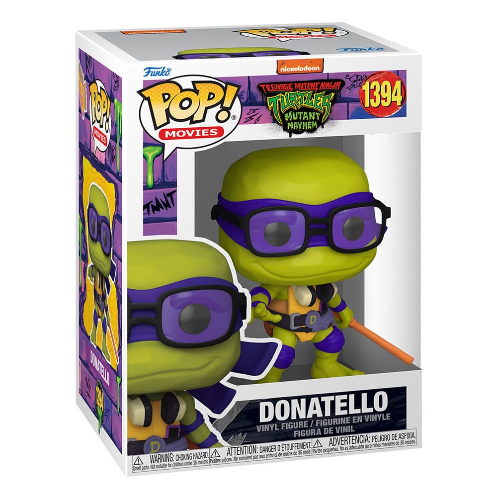 POP! MOVIES #1394 PVC TEENAGE MUTANT NINJA TURTLES MUTANT MAYHEM DONATELLO