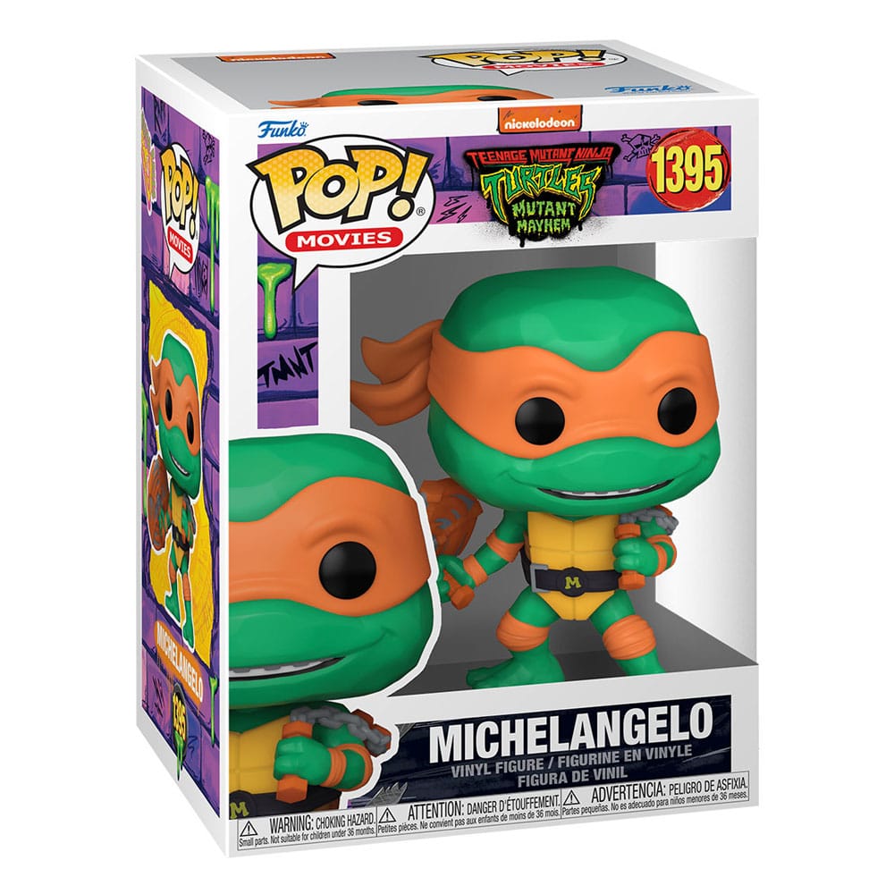 POP! MOVIES #1395 PVC TEENAGE MUTANT NINJA TURTLES MUTANT MAYHEM MICHELANGELO