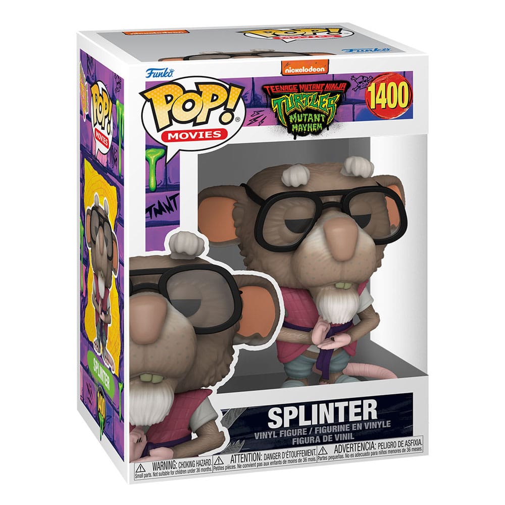 POP! MOVIES #1400 PVC TEENAGE MUTANT NINJA TURTLES MUTANT MAYHEM SPLINTER
