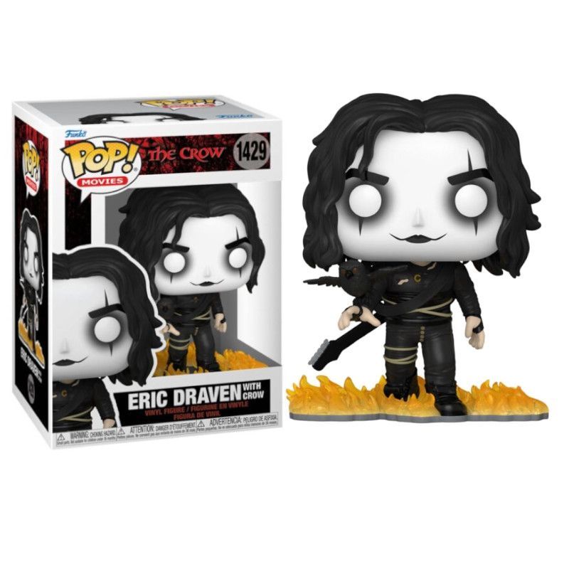 POP! MOVIES #1429 PVC THE CROW ERIC DRAVEN W/CROW