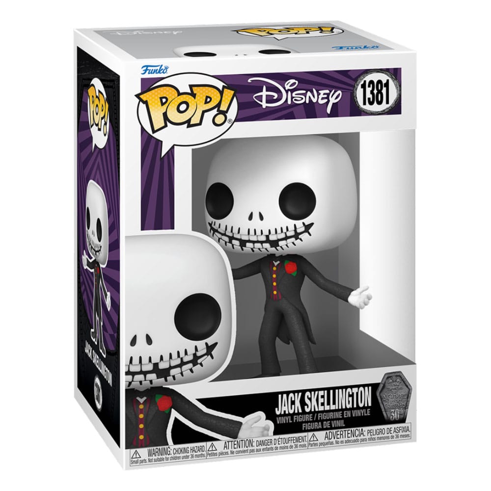 POP! DISNEY #1381 PVC NIGHTMARE BEFORE CHRISTMAS JACK SKELLINGTON