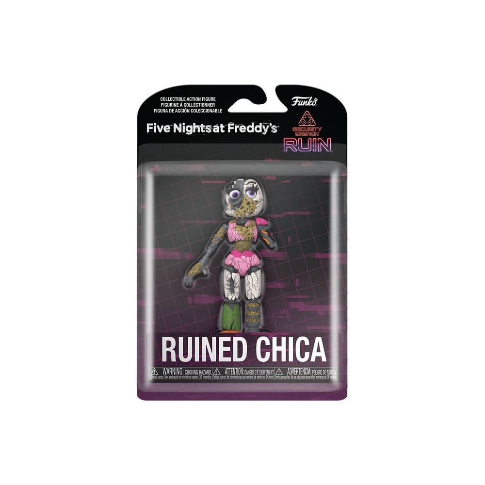 FIVE NIGHTS AT FREDDY'S: SECURITY BREACH - RUIN ACTION FIGURE CHICA 13 CM