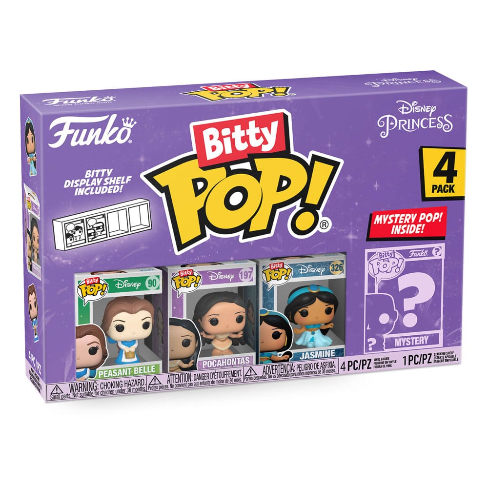 DISNEY BITTY POP! VINYL FIGURE 4-PACK BELLE 2,5 CM