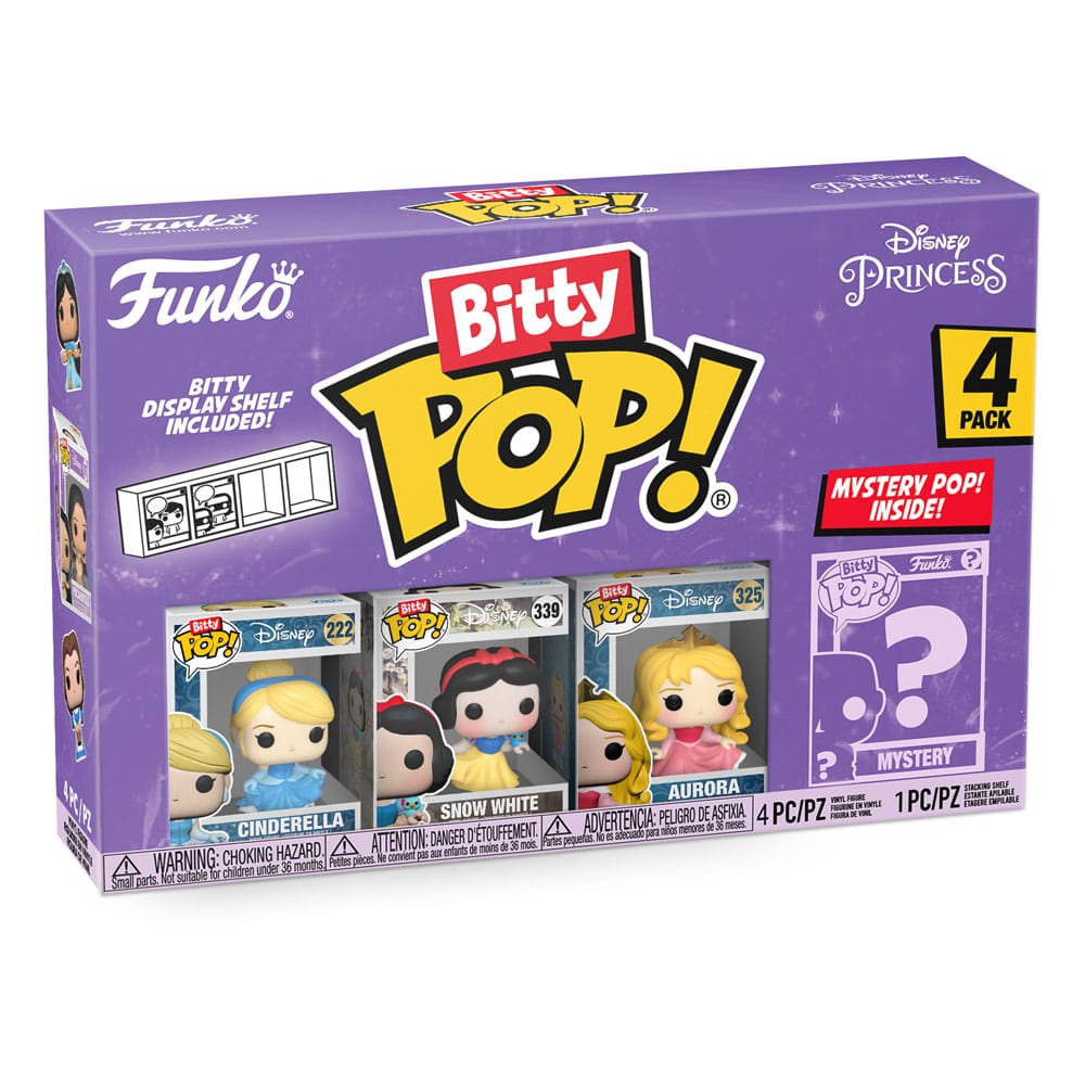 DISNEY BITTY POP! VINYL FIGURE 4-PACK CINDERELLA 2,5 CM