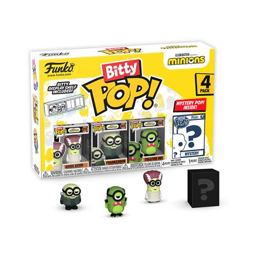MINIONS BITTY POP! VINYL FIGURE 4-PACK FRANKEBOB 2,5 CM