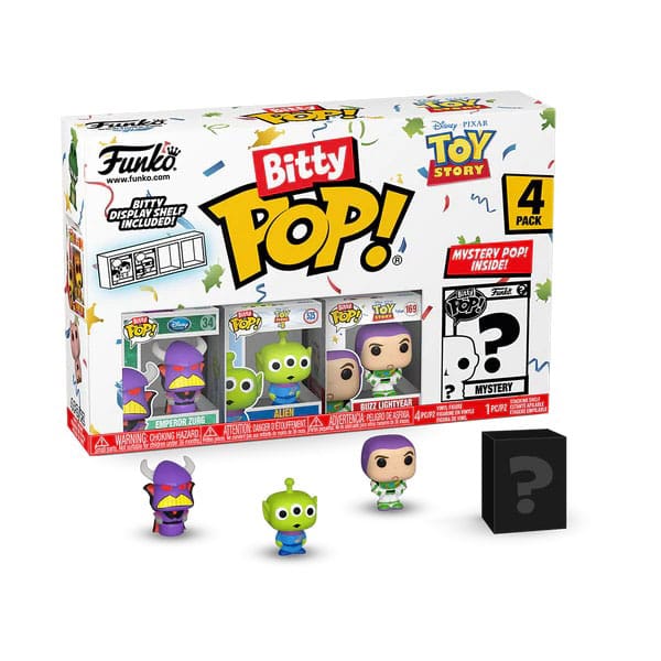 TOY STORY BITTY POP! VINYL FIGURE 4-PACK ZURG 2,5 CM