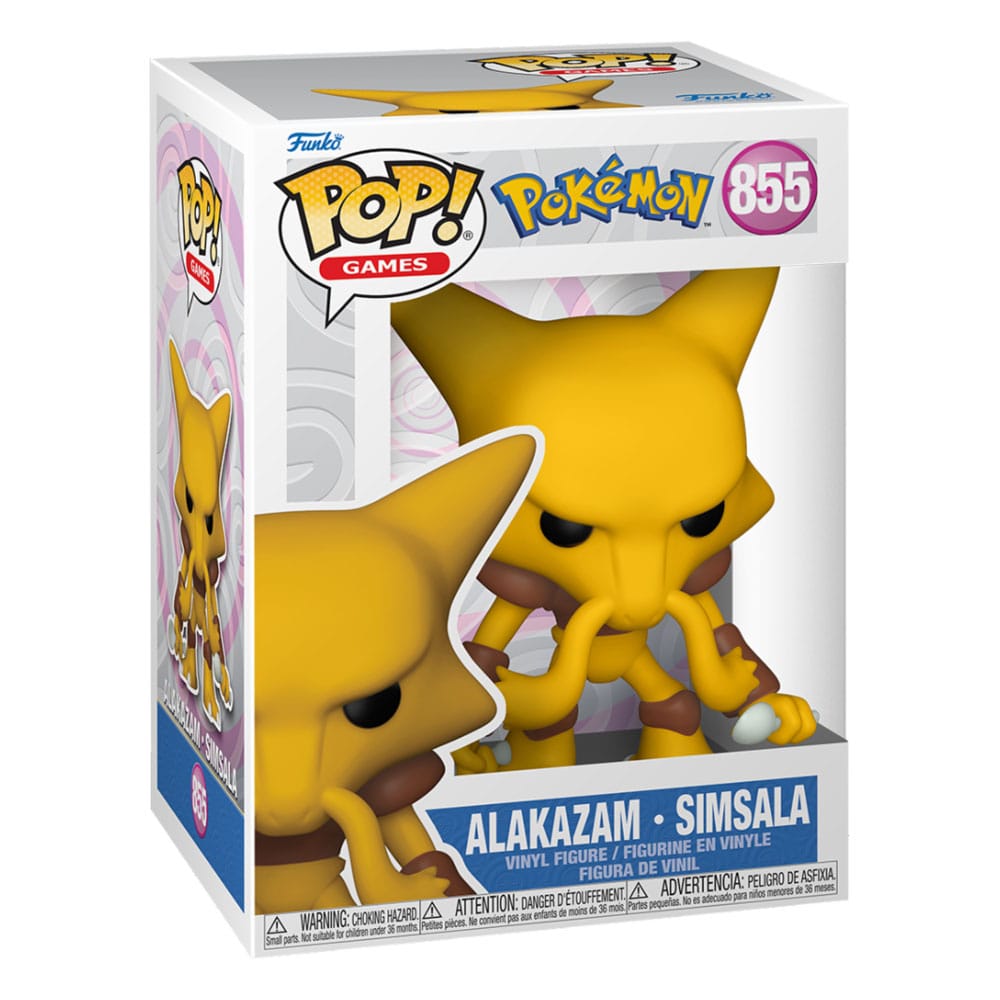 POP! GAMES #855 PVC POKEMON ALAKAZAM EMEA