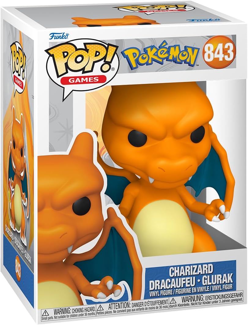POP! GAMES #843 PVC POKEMON CHARIZARD (EMEA)