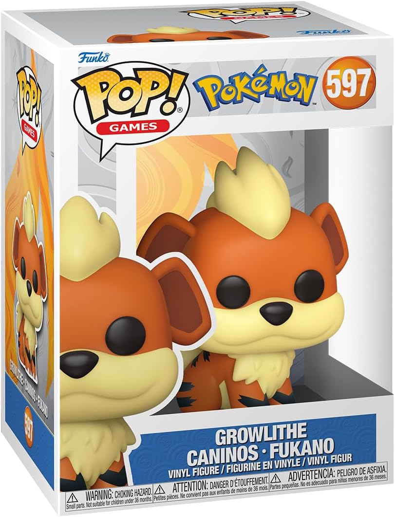 POP! GAMES #597 PVC POKEMON GROWLITHE