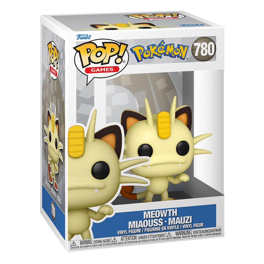POP! GAMES #780 PVC POKEMON MEOWTH