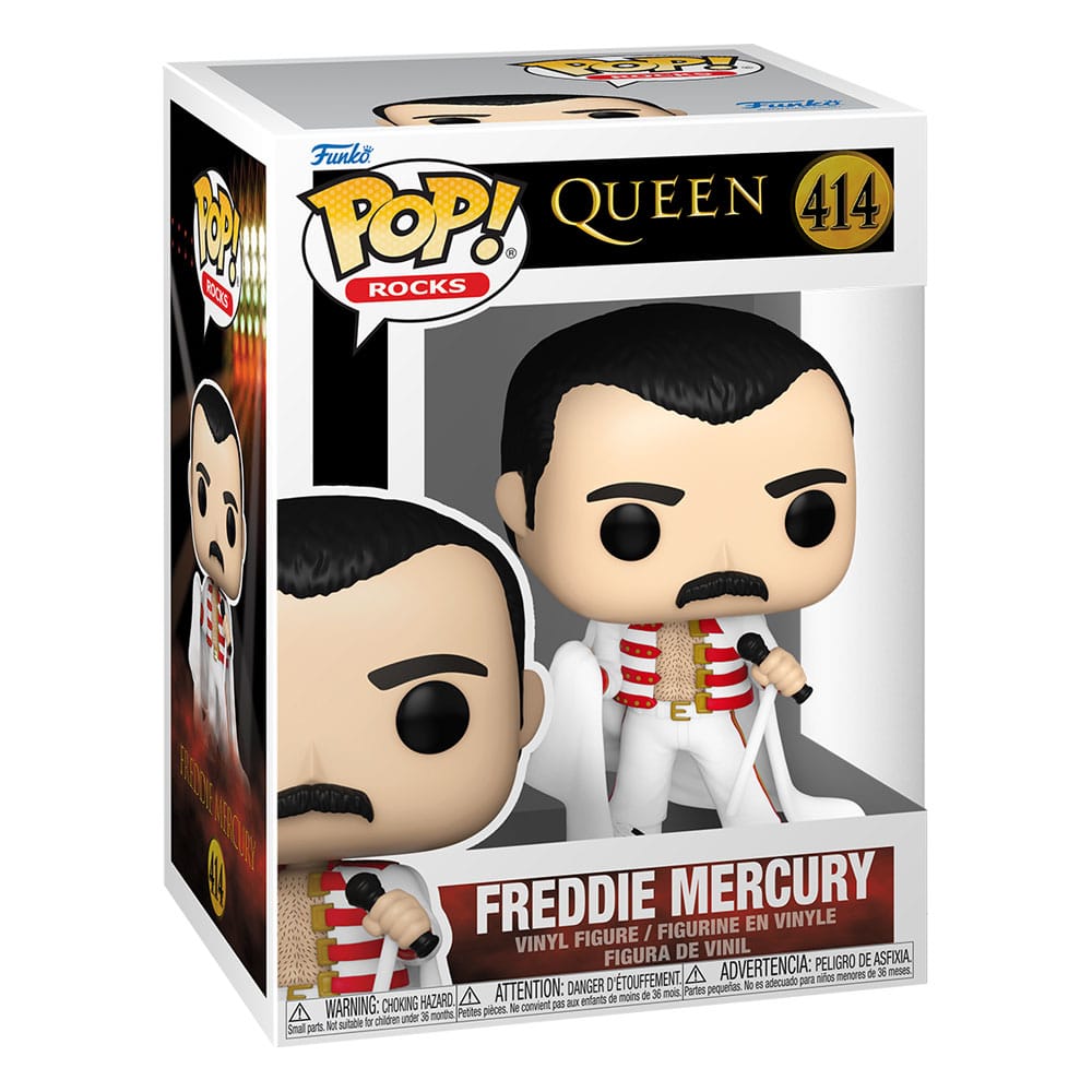 POP! ROCKS #414 PVC QUEEN FREDDIE MERCURY W/CAPE