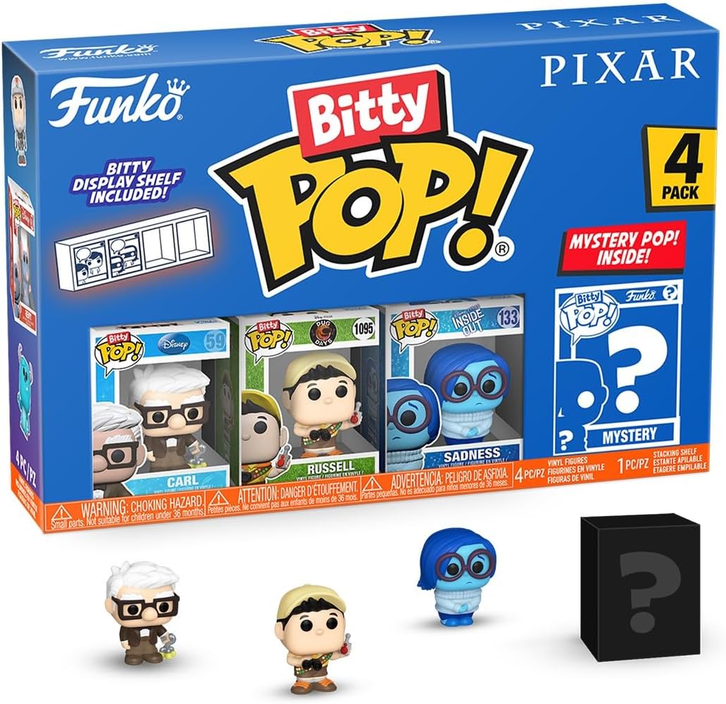 PIXAR BITTY POP! VINYL FIGURE 4-PACK UP 2,5 CM
