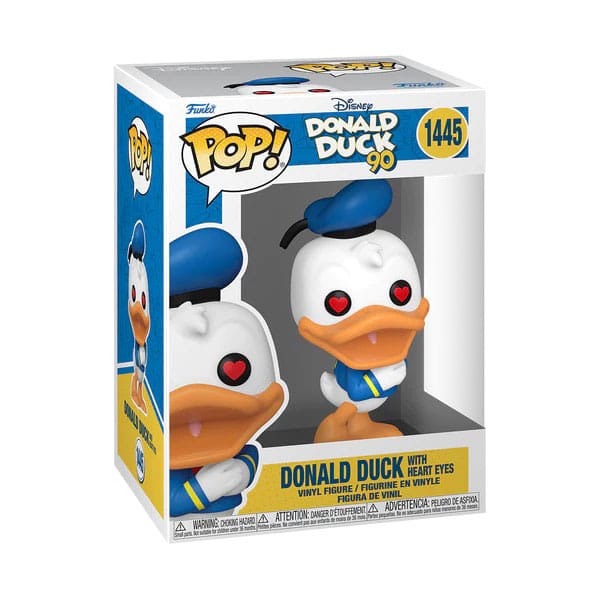 POP! DONALD DUCK 90 #1445 PVC DONALD DUCK W/HEART EYES