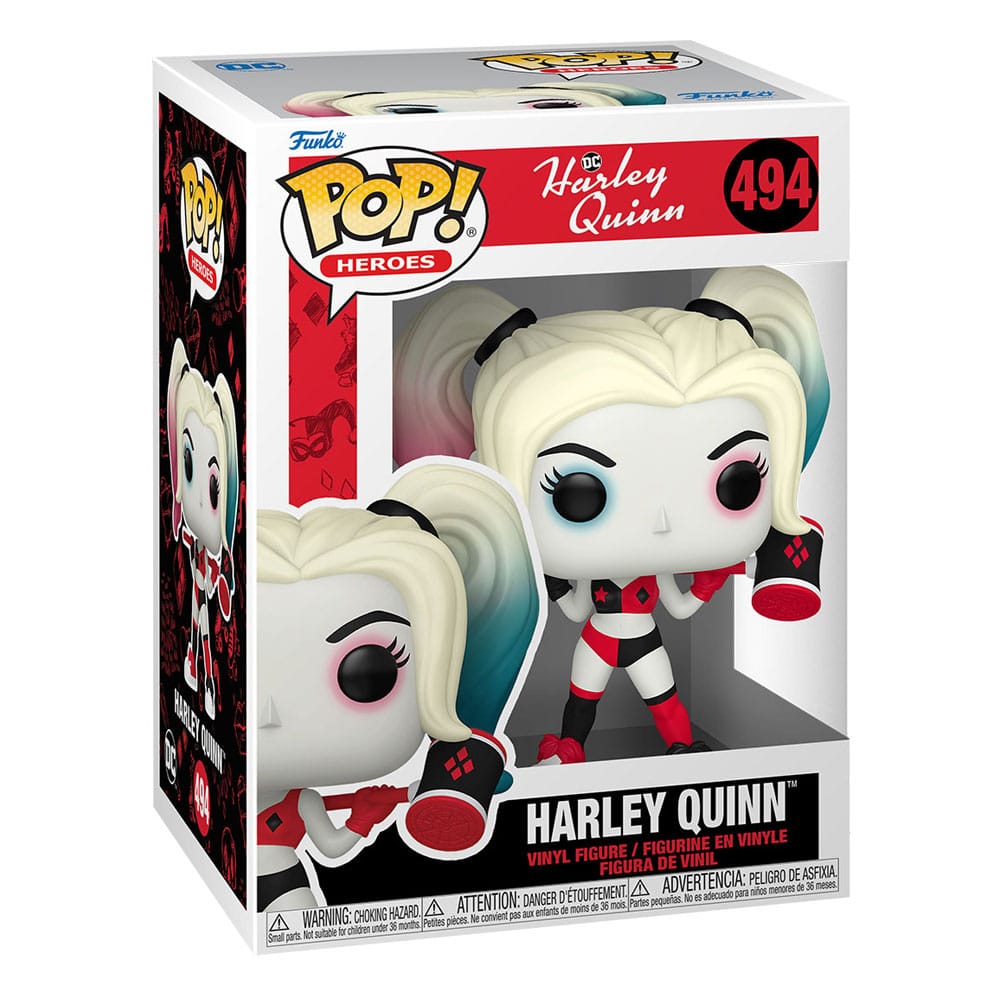 POP! HEROES #494 PVC HARLEY QUINN ANIMATED SERIES